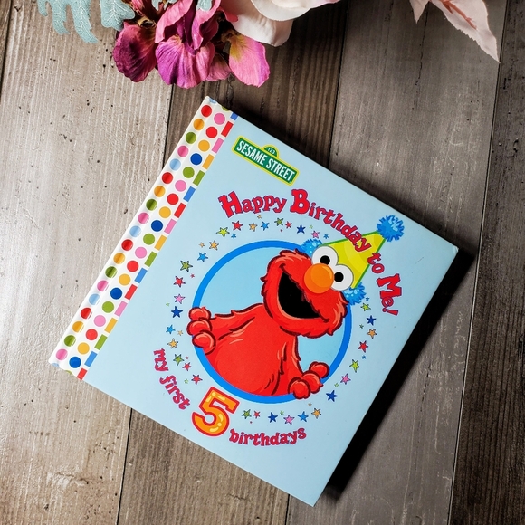 NWT Sesame Street Birthday Book, Keepsake Memory First 5 Birthdays 2008 Rare - Picture 1 of 16